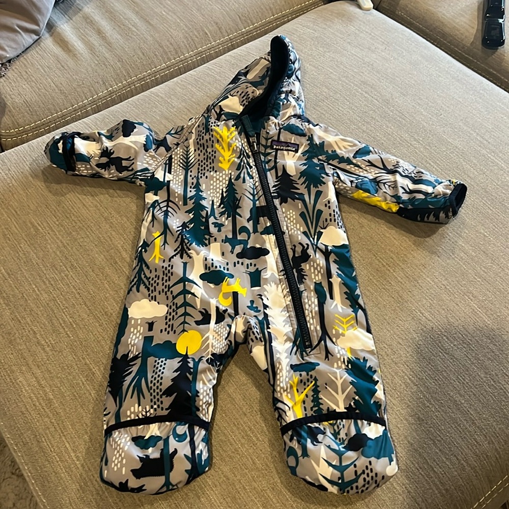 Patagonia bunting suit 6 month reversible